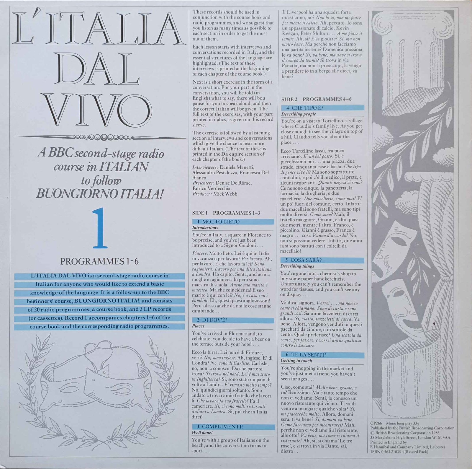 Back cover of OP 266